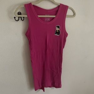 Pink tank tops (2)